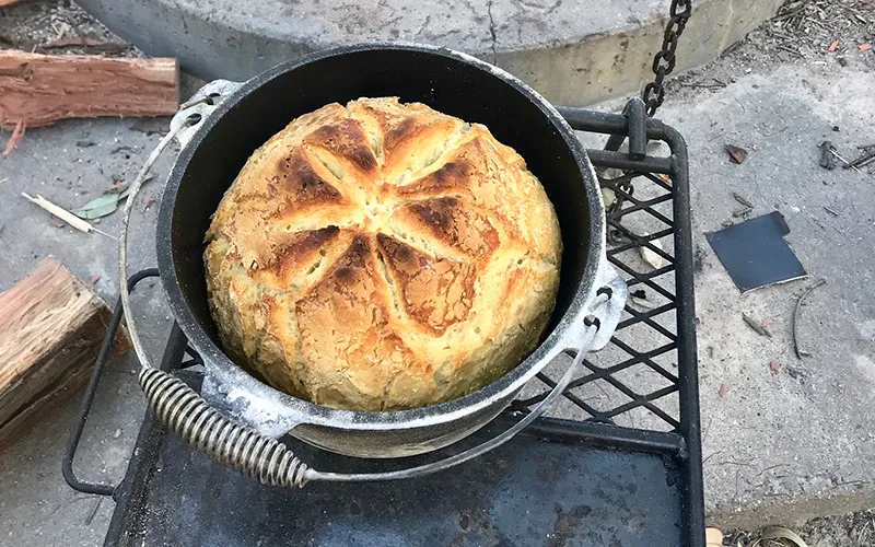 How to Cook Damper on a Campfire When Camping